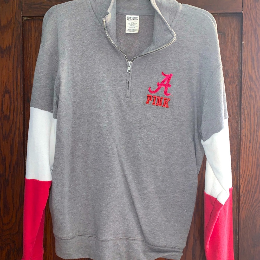 Victorias Secret PINK Alabama 1/4 zip pullover XS
